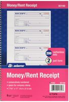 Adams Recordkeeping Blank Receipt Form (SC1182PK)