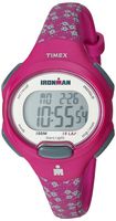 Timex Women's TW5M07000 Ironman Essential 10 Mid-Size Pink Floral Resin Strap Watch