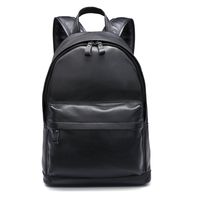 CPJ Genuine Leather Backpack Fits 15.6" Laptop Casual Daypack Schoolbag for Boys & Girls
