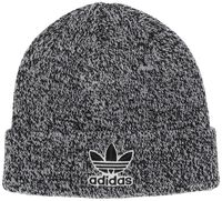 adidas Originals Men's Trefoil Beanie, Black/White Twist, ONE SIZE