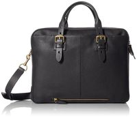 Cole Haan Men's Brayton Pebble Attache, black, One Size
