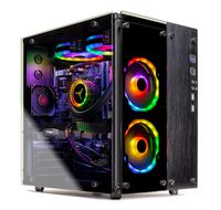 SkyTech Legacy II - Gaming Computer PC Desktop - Intel i7-9700K 8-Core 3.6 GHz, 240mm RGB Liquid Cool, NVIDIA GeForce RTX 2070 Super 8GB, 1TB SSD, 16GB DDR4, AC WiFi, Windows 10 Home 64-bit