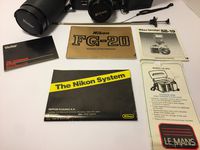 Nikon FG 20 35mm SLR Film Camera Body with Nikon Series E 50mm f1.8 Lens