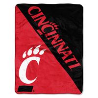 The Northwest Company Officially Licensed NCAA Cincinnati Bearcats Halftone Micro Raschel Throw Blanket, 46" x 60", Multi Color