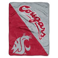 The Northwest Company Officially Licensed NCAA Washington State Cougars Halftone Micro Raschel Throw Blanket, 46" x 60", Multi Color