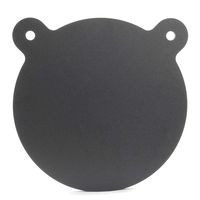 ShootingTargets7 - AR500 Steel Gong Target - 10 x 3/8 inch for Rifles to 308 - Laser Cut USA Steel