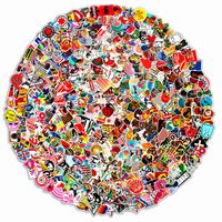 500Pcs Cool Stickers for Water Bottles Cool stickers,Waterproof,Aesthetic,Trendy Stickers for Teens, Perfect for Laptop,Phone,Travel Case