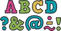 Chalkboard Brights Bold Block 1-3/4" Clingy Thingies Letters