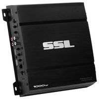 Sound Storm Labs FR1000.4 Force 1000 Watt 4 Channel 2 to 8 Ohm Stable Class A B Full Range Bridgeable Mosfet Car Amplifier with Remote Subwoofer Control