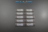10 PCS 2 4 6 GAUGE HEAT SHRINK TUBE 1/2 X 1.5 INCH BLACK ENNIS ELECTRONICS TUBING RING TERMINAL