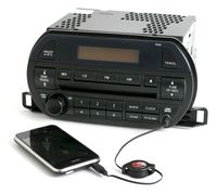 1 Factory Radio AM FM Radio CD Player w Aux 3.5mm Input Compatible with 02-04 Nissan Altima PY520-281853Z700