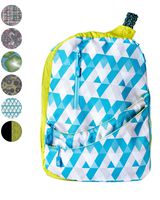 Slope Sling Backpack for Women Juniors Crossbody Bag with 15 inch Laptop Pocket One Shoulder Strap Daypack - Maui Tiles - Hudson