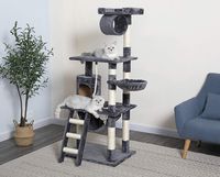 Go Pet Club 62" Classic Cat Tree with Sisal Covered Posts