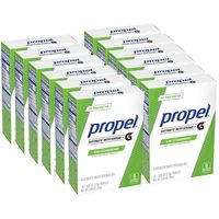 Propel Powder Packets Kiwi Strawberry With Electrolytes, Vitamins and No Sugar ,0.84 Oz,Pack of 12