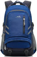 School Backpack with USB Charging Port Travel College Student Business Casual Large Durable Daypack Bookbag for Women Men fits 15.6 inch Laptop (Blue)