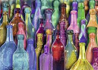 Ravensburger Colorful Bottles Puzzle 1000 Piece Jigsaw Puzzle for Adults - Every Piece is Unique, Softclick Technology Means Pieces Fit Together Perfectly