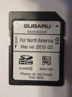 SG640 2015 SUBARU FORESTER NAVIGATION CARD MAP UPDATE FOR NORTH AMERICA, USA / CANADA PART NUMBER 86283SG640