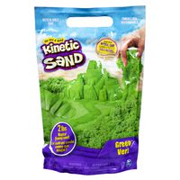 Kinetic Sand The Original Moldable Sensory Play Sand, Green, 2 Lb