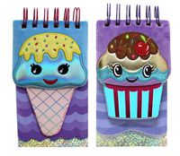 Inkology Cupcake; Ice Cream Notepad, 208-6PDQ (Set of 2)