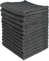 Utopia Towels - Premium Washcloths Set (12 x 12 Inches, Grey) - 600 GSM 100% Cotton Flannel Face Cloths, Highly Absorbent and Soft Feel Fingertip Towels (12-Pack)