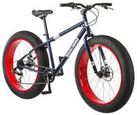Mongoose Dolomite Fat Tire Mountain Bike, Featuring 17-Inch/Medium High-Tensile Steel Frame, 7-Speed Shimano Drivetrain