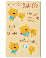 American Greetings What is a Daddy Father's Day Card with Foil
