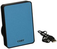 Coby CSBT-318-BLU Pitch Portable Bluetooth Speaker, Blue