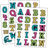 Teacher Created Resources Chalkboard Bright's Alphabet Stickers (5017)