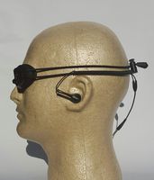 Black Multi Sport Audio Goggles with Waterproof Earbuds Bungee Cord Goggle Straps for Waterproof iPod Shuffle, Radio, or MP3 Player (Electronic Devices Sold Separately)