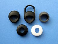 5 Assorted Earbuds Eartips Compatible with Jabra BT2090, BT2080, BT2070, BT2050, BT2040, BT2010, EasyCall and EasyGo Wireless Headset Devices