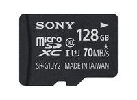 Sony 128GB Class 10 UHS-1 Micro SDXC up to 70MB/s Memory Card (SRG1UY2A/TQ)
