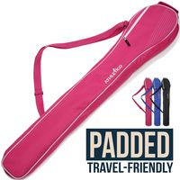 Athletico Lacrosse Stick Bag - Lax Equipment Bags for Boys or Girls, Kids & Youth (Pink)