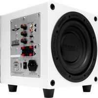 Earthquake Sound MiniMe P8_V2 8-inch Passive Tuned Powered Mini Subwoofer, White