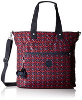 Kipling Women's Lizzie Printed Laptop Tote Bag, groovy lines, One Size