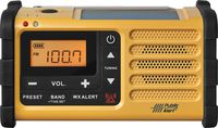 Sangean MMR-88 AM/FM/Weather+Alert Emergency Radio. Solar/Hand Crank/USB/Flashlight, Siren, Smartphone Charger (Renewed)