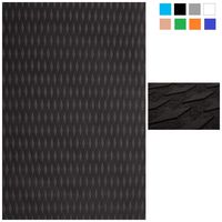 Abahub Non-Slip Traction Pad Deck Grip Mat 30in x 20in Trimmable EVA Sheet 3M Adhesive for Boat Black