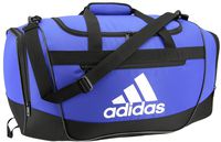 adidas Defender III Duffel Bag, Blue/Black/White, Large