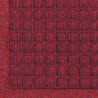 Hudson Exchange 4216 Waterhog Fashion Floor Mat Runner, 60" L x 22" W, 3/8" Thick, Red/Black