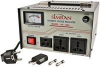 Simran AR-1000 Converter Transformer Voltage Regulator Stabilizer, 1000 WATT, Cream