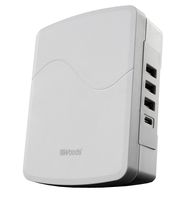 Woods 41260 Surge Tap with 3 Side Entry Grounded Outlets and 4 USB Ports (Three Type-A & One Type-C), White