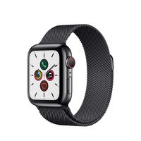 Apple Watch Series 5 (GPS + Cellular, 40mm) - Space Black Stainless Steel Case with Black Milanese Loop