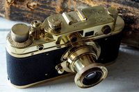 LEICA LUFTWAFFEN Vintage Russian 35mm Gold Camera Excellent Copy FED