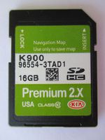 3TAD1 2015 2016 KIA K900 Navigation MAP Sd Card ,GPS UPDATE , U.S.A OEM PART # 96554-3TAD1 16GB PREMIUM