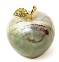 RADICALn Decoration Piece Ideas Handmade Smart Home Decor Apple Paperweight - Mini Home Decor Marble Paperweight Best for office Table Decoration & Study Room Decor Paperweight Teacher Gifts (Apple)