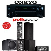 Polk Audio TSi 500 5.1-Ch Home Theater System with Onkyo TX-NR656 7.2-Ch Network AV Receiver