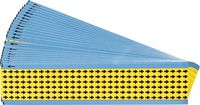 Electronic Inspection Arrows 0.25 in H x 0.3 in W Cloth Yellow/Black 25 Cards/Pk