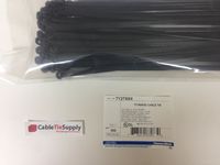Thomas & Betts TY5275MX Cable Tie 120lb 18" Ultraviolet Resistant Black Nylon with Stainless Steel Locking Device Distributor Pack (50 Pack)