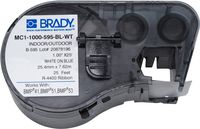 Brady MC1-1000-595-BL-WT Labels for BMP53/BMP51 Printers