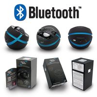 Portable Bluetooth Vibration Speaker By Mighty Dwarf - 10W Mini Wireless Speaker For Indoors Or Outdoors - Bluetooth 2.1, Lightweight(10 oz), USB Power Supply - 32.8 Ft Range - Shockingly Rich Audio - Best Support