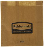Rubbermaid Commercial Waxed Sanitary Napkin Bags, Pack of 250 (FG6141000000)